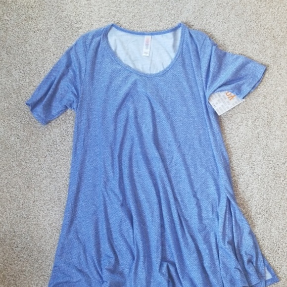LuLaRoe Tops - Perfect Tee in blue LuLaRoe Tops - Perfect Tee in blue